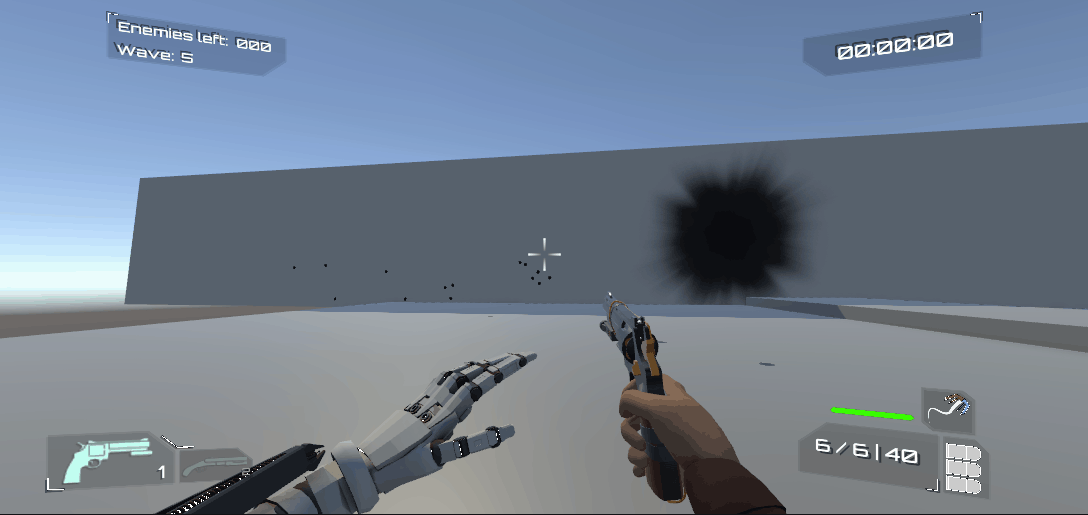 Revolver alt fire with bullet decals